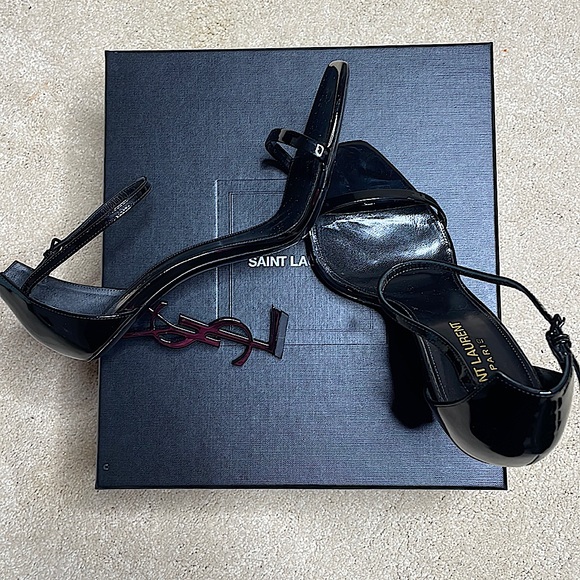 YSL - Saint Laurent gently worn once heels , size 39 , still in new condition. - Picture 1 of 3